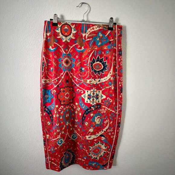 Gretchen Scott Jersey Pencil Skirt - Magic Carpet sz S - Picture 1 of 5